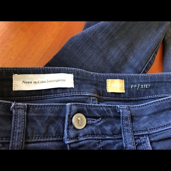 Anthropology Super script high rise skinny jeans - Picture 5 of 8